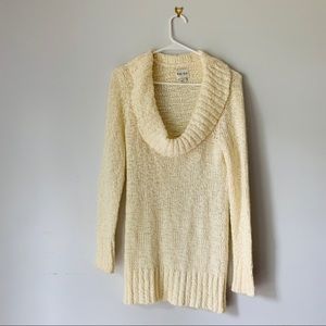 REISS Chenille Cowl Neck Mohair Wool Blend Sweater